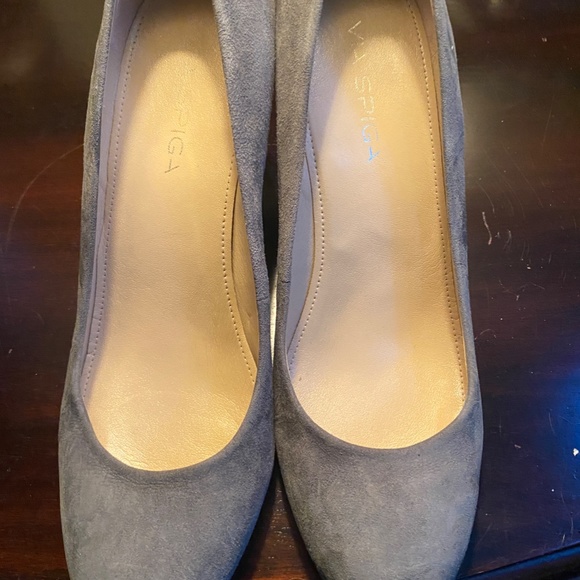 Via Spiga Shoes - VIA SPIGA GREY SUEDE PUMPS